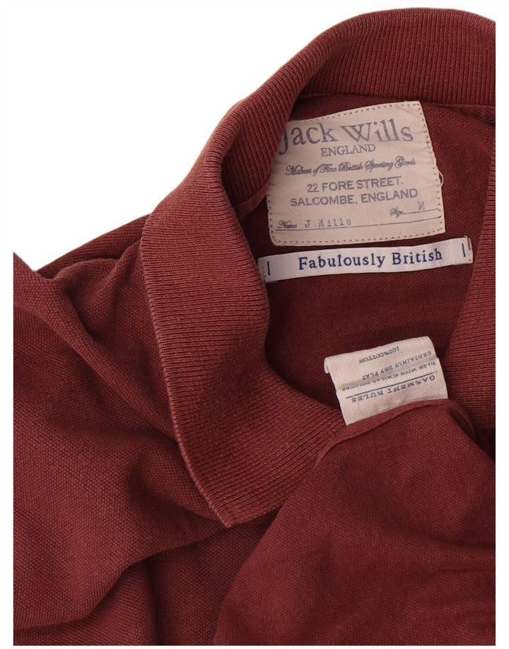 Jack Wills Herren-Poloshirt aus mittelbrauner Baumwolle