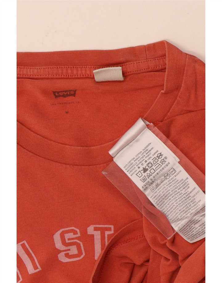 Levi's Herren-T-Shirt mit Grafik, mittelorangefarbene Baumwolle