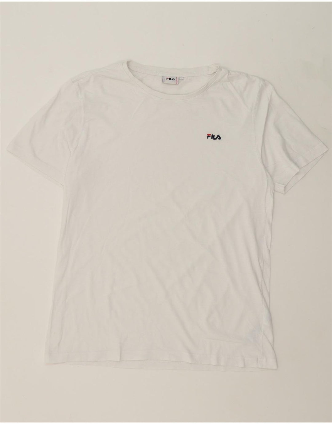 FILA Mens T-Shirt Top Large White Cotton Vintage Fila and Second-Hand Fila from Messina Hembry 