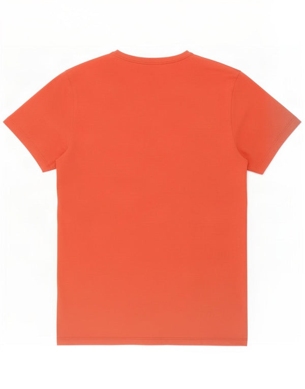 Diesel Womens Graphic T-Shirt Top UK 14 Große rote Baumwolle