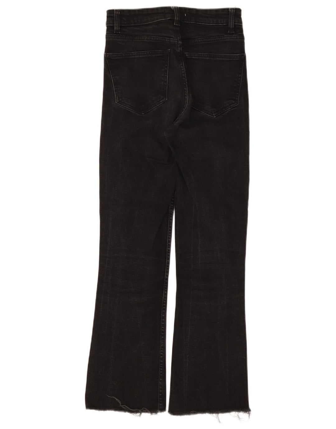 Zara Damen Bootcut Jeans EU 34 2XS W24 L26 Schwarz