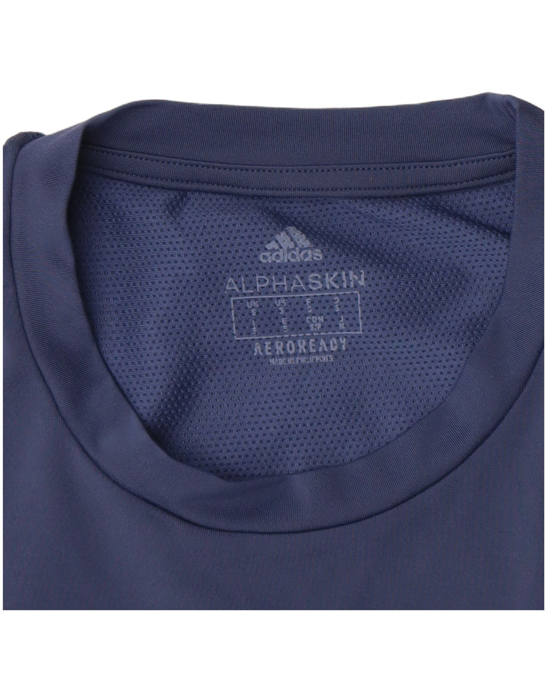 ADIDAS Herren Aeroready Graphic T-Shirt Top Small Marineblau