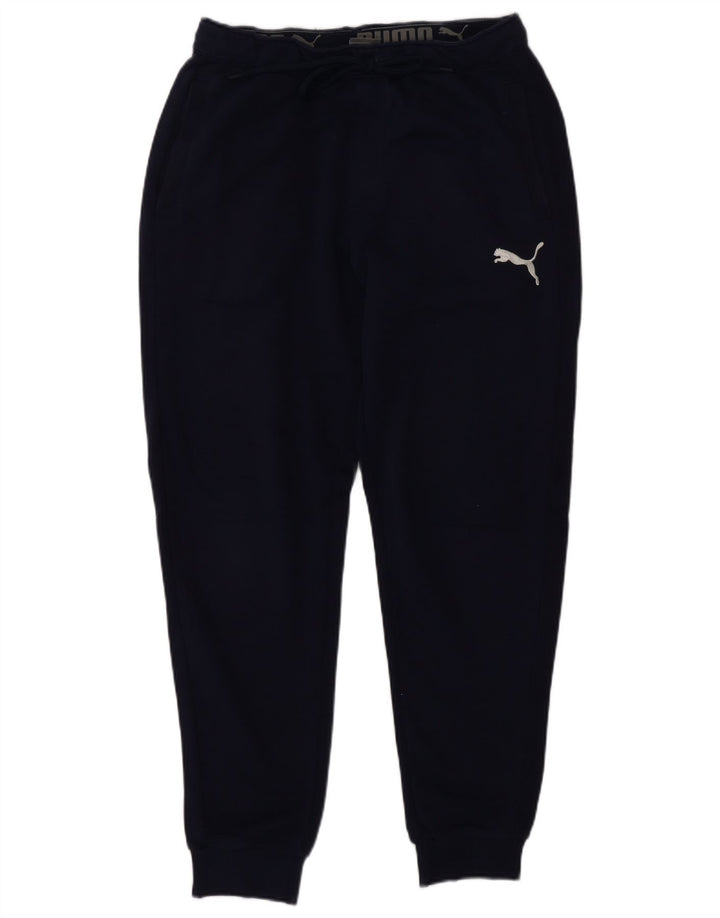 Puma Herren-Trainingshose, Jogginghose, klein, marineblau, Baumwolle
