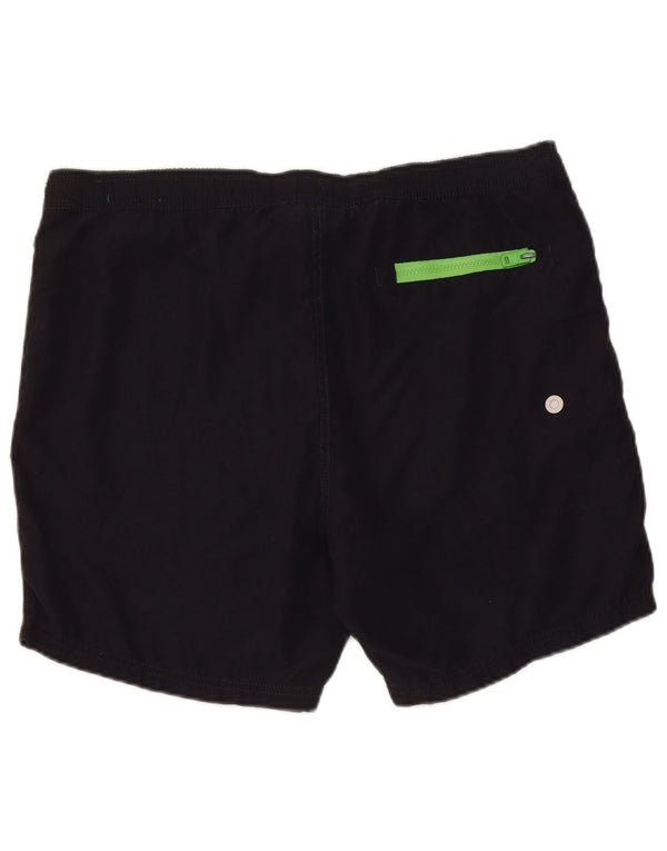 Superdry Herren Badeshorts mit Grafik XL, Schwarz, Polyester