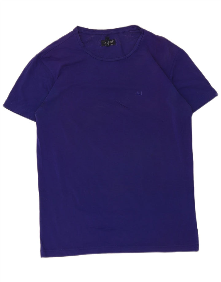 Armani Jeans Herren T-Shirt Top Small Lila Baumwolle