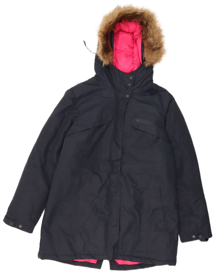 MOUNTAIN WAREHOUSE Damen-Parka mit Kapuze, Gr. 14, Marineblau