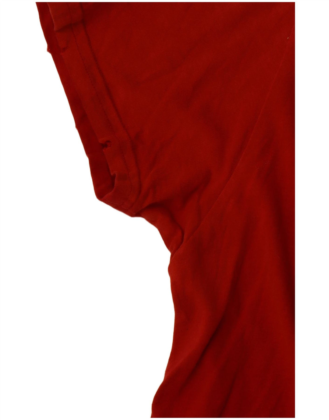 SUPERDRY Damen Grafik-T-Shirt-Oberteil UK 12 Mittelrote Baumwolle