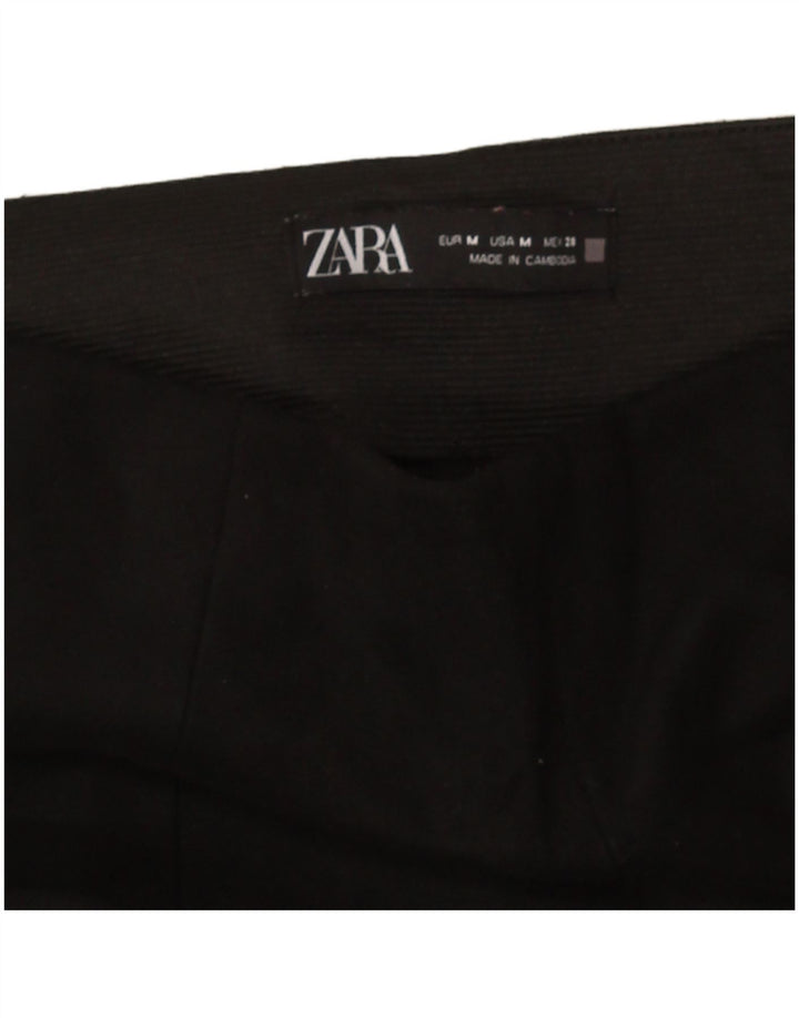 Enge, kurze Hose von Zara für Damen, Größe M, W28, L26, Schwarz