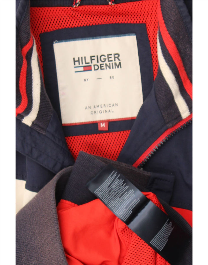 Tommy Hilfiger Herren-Trainingsanzug-Top-Jacke, mittelgroß, Marineblau, Farbblock