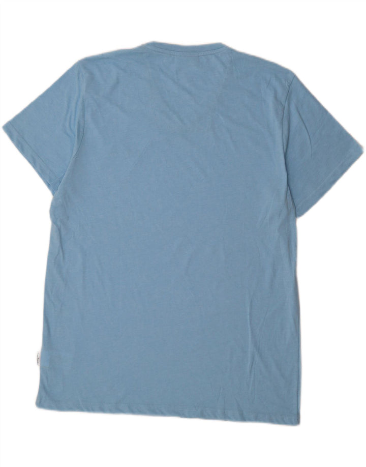 Pierre Cardin Herren T-Shirt Top 2XL Blau Polyester
