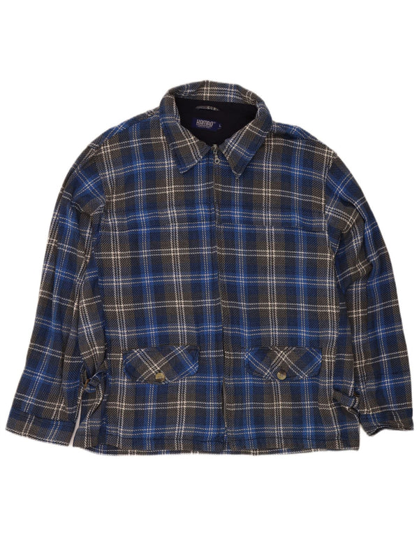 Kamro Herren Blazer Jacke UK 40 Large Blue Plaid