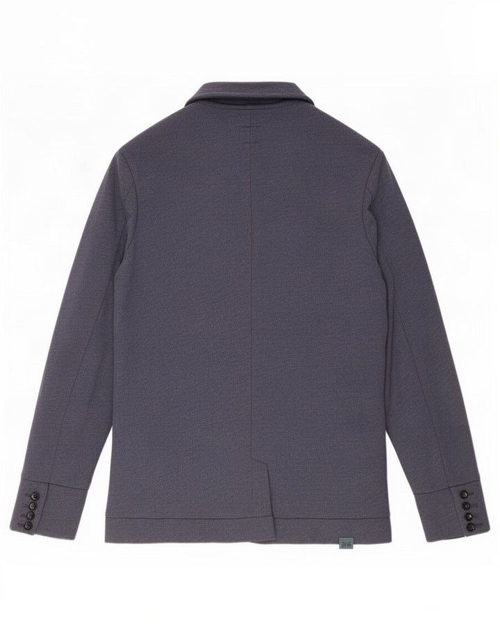 Diesel Herren Zweireihiger Blazer Jacke UK 44 2XL Marineblau Baumwolle