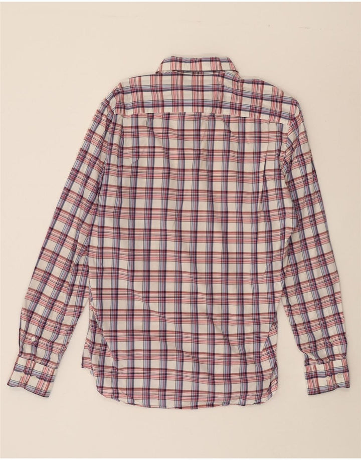 MASSIMO DUTTI Mens Shirt Large Red Check Cotton Vintage Massimo Dutti and Second-Hand Massimo Dutti from Messina Hembry 
