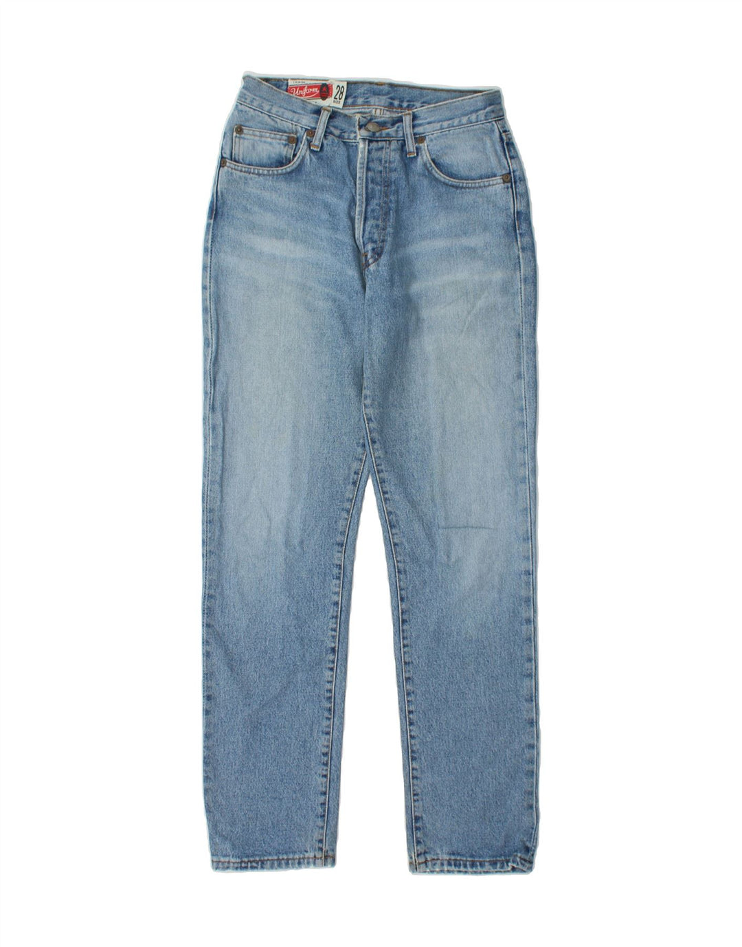 UNIFORM Womens Slim Jeans W28 L28 Blue Cotton Vintage Uniform and Second-Hand Uniform from Messina Hembry 
