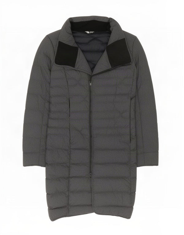 The North Face Damen Wattierter Mantel UK 10 Small Graues Nylon