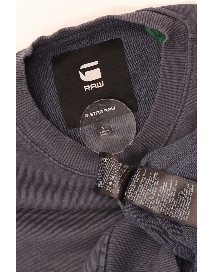G-Star Herren-Militär-Sweatshirt, groß, marineblau, Baumwolle