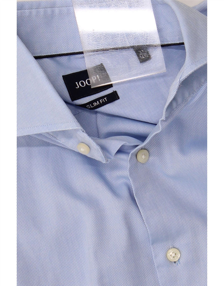JOOP Mens Slim Fit Shirt Size 37 14 1/2 Small Blue Vintage Joop and Second-Hand Joop from Messina Hembry 