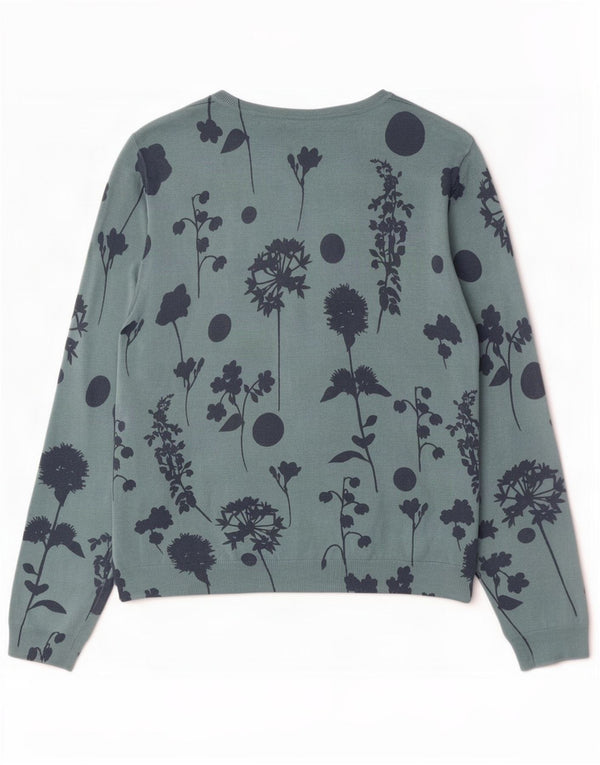 Marks & Spencer Damen-Cardigan-Pullover UK 16 Large Blue Floral