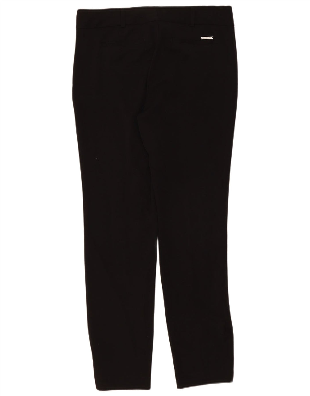 Michael Kors Damen Slim Chino-Hose US 8 Medium W34 L31 Schwarz Polyester