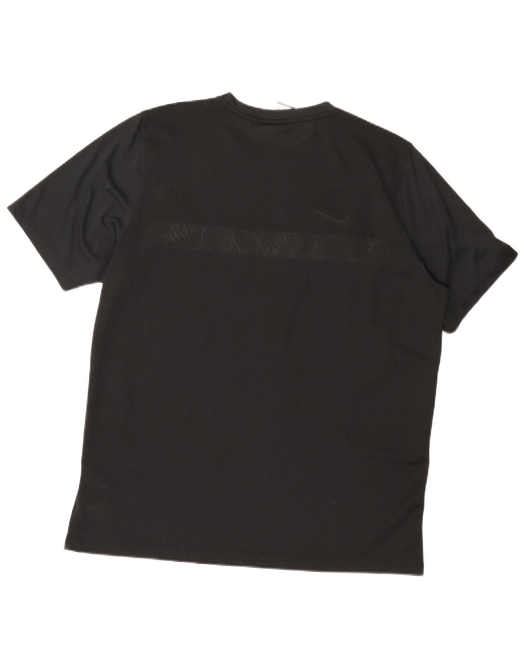 Nike Herren Dri Fit T-Shirt Top 2XL Schwarz Colourblock Polyester