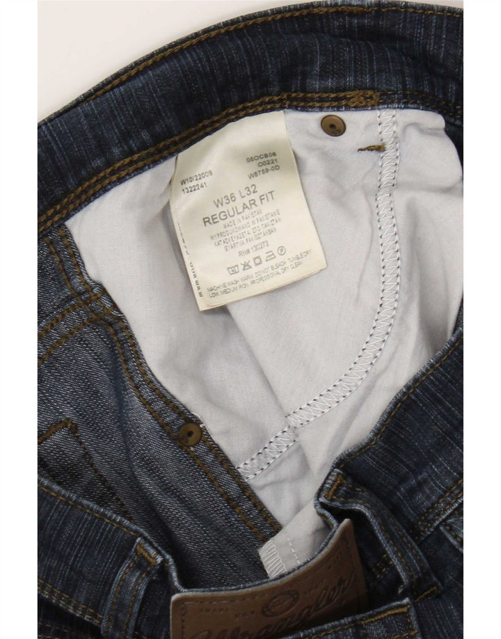 Wrangler Herren-Jeans mit normaler Passform, gerade Passform, W36, L32, blaue Baumwolle