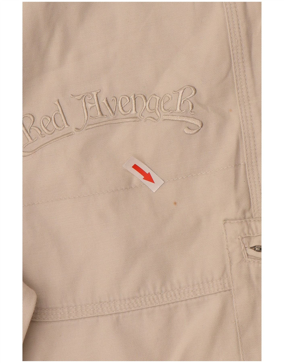 Vintage Mens Cargo Shorts IT 44 XS W34  White Cotton