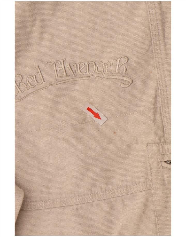 Vintage Mens Cargo Shorts IT 44 XS W34  White Cotton