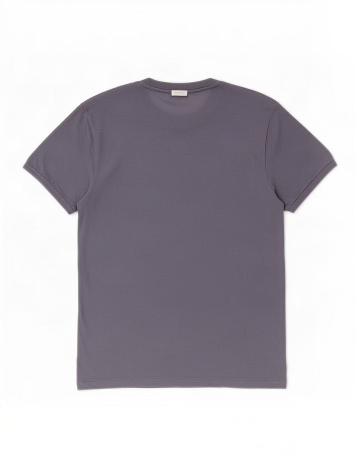 Zara Herren T-Shirt Top Mittelblaue Viskose