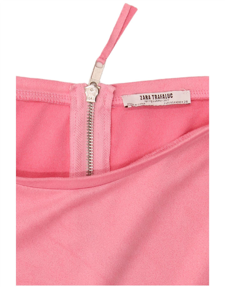 Zara Damen Etuikleid UK 14 Mittelrosa
