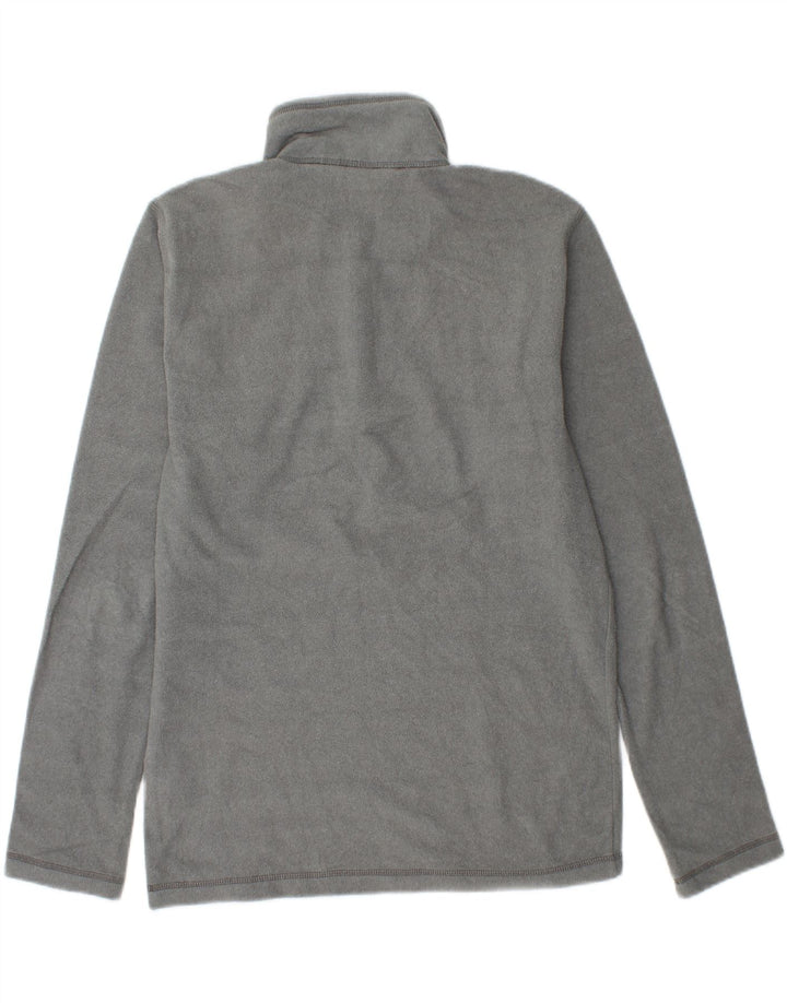 THE NORTH FACE Herren-Fleecepullover mit Reißverschluss am Hals, Größe S, Grau, Polyester