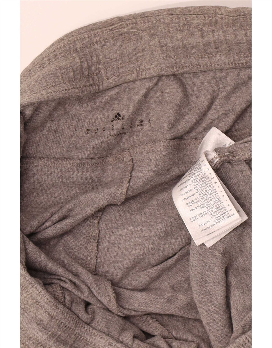 Adidas Herren Graphic Sport Shorts Mittelgrau gefleckte Baumwolle