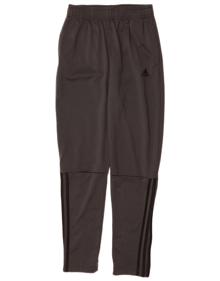 Adidas Trainingshose für Jungen, 13–14 Jahre, graues Polyester