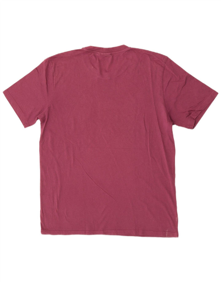 Ellesse Herren-T-Shirt mit Grafik, Größe L, Kastanienbraun, Baumwolle