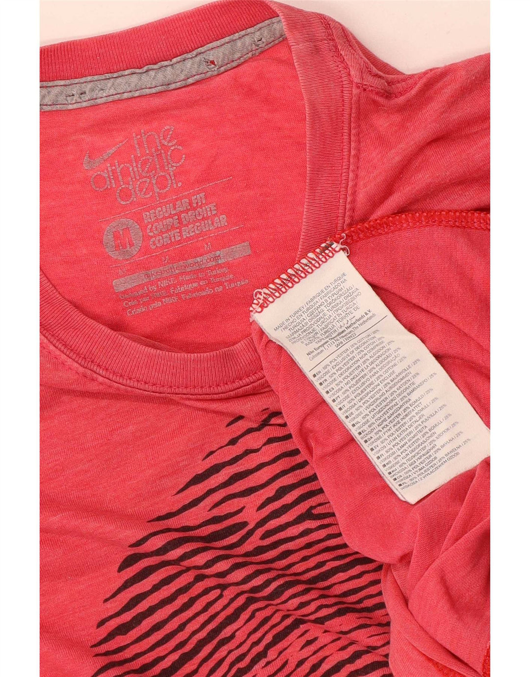 Nike Herren-T-Shirt mit regulärer Passform, mittelrot, Polyester