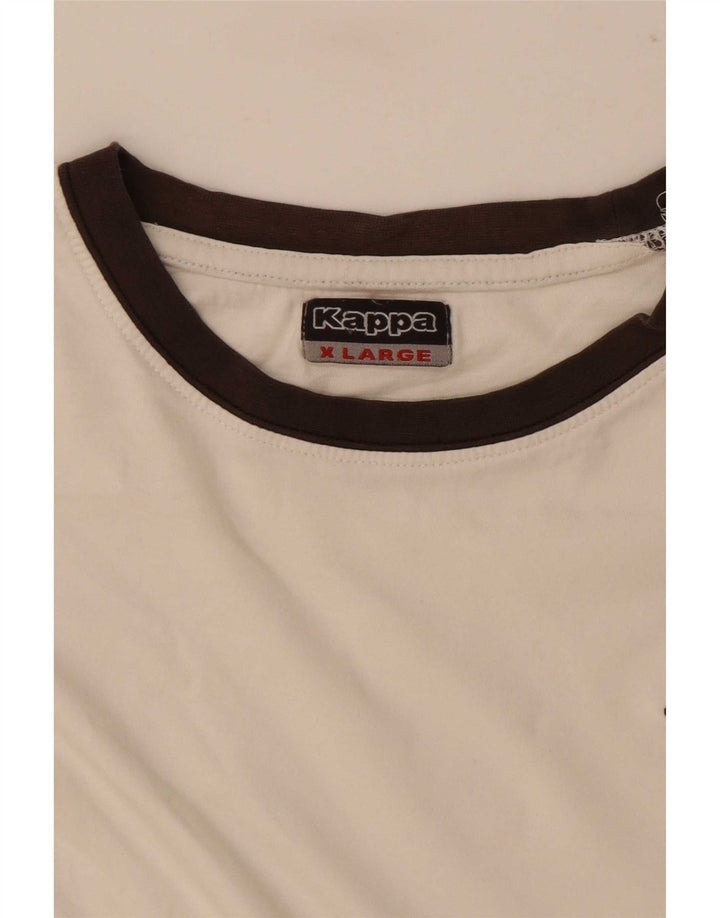 Kappa Herren T-Shirt Top XL Weiß