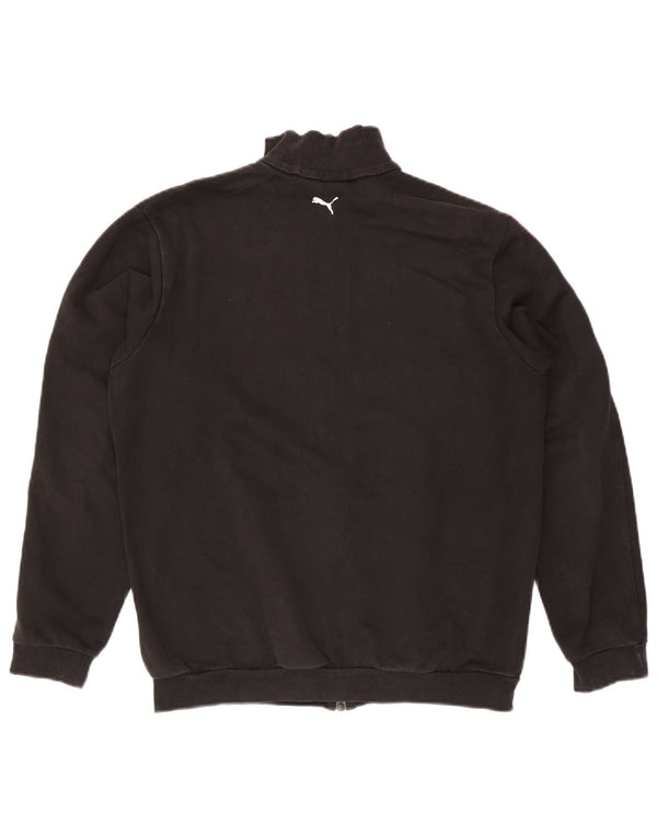 Puma Jungen Grafik-Trainingsanzug-Top-Jacke, 15–16 Jahre, Schwarz