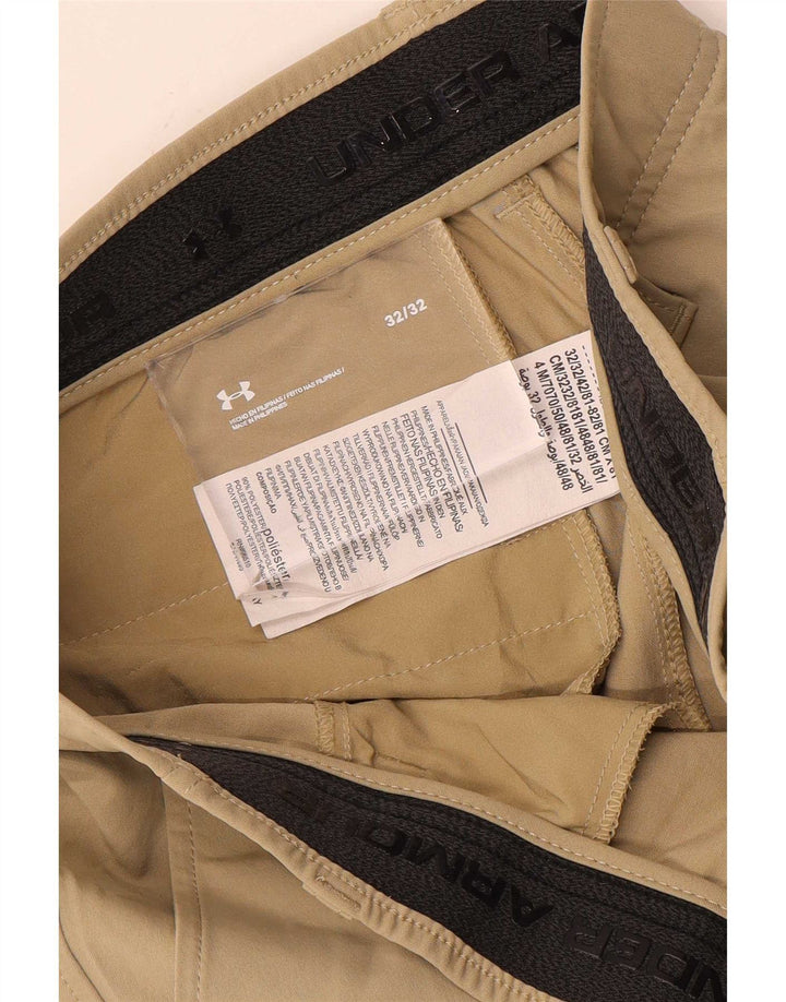 Under Armour Herren Slim Chinohose W32 L32 Beige Polyester