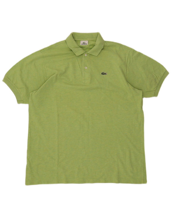 Lacoste Mens Polo Shirt Size 7 2XL Green Cotton