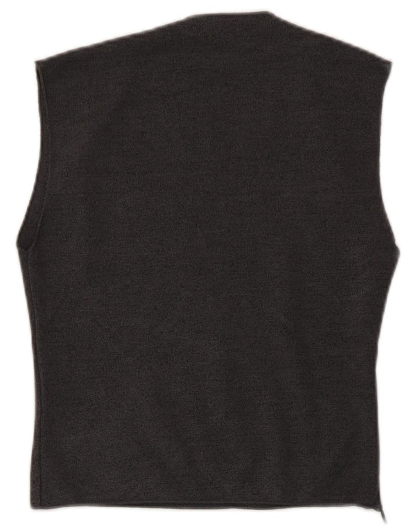 Zara Damen Crop Vest Top UK 12 Mittelgrau