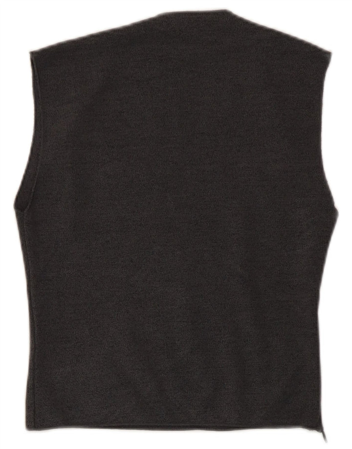 Zara Damen Crop Vest Top UK 12 Mittelgrau