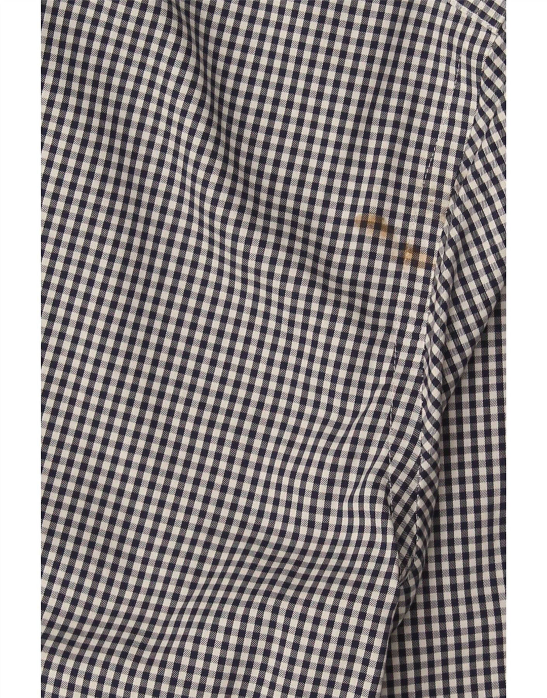 Tommy Hilfiger Herren Slim Fit Hemd Größe 15 Mittel Marineblau Gingham