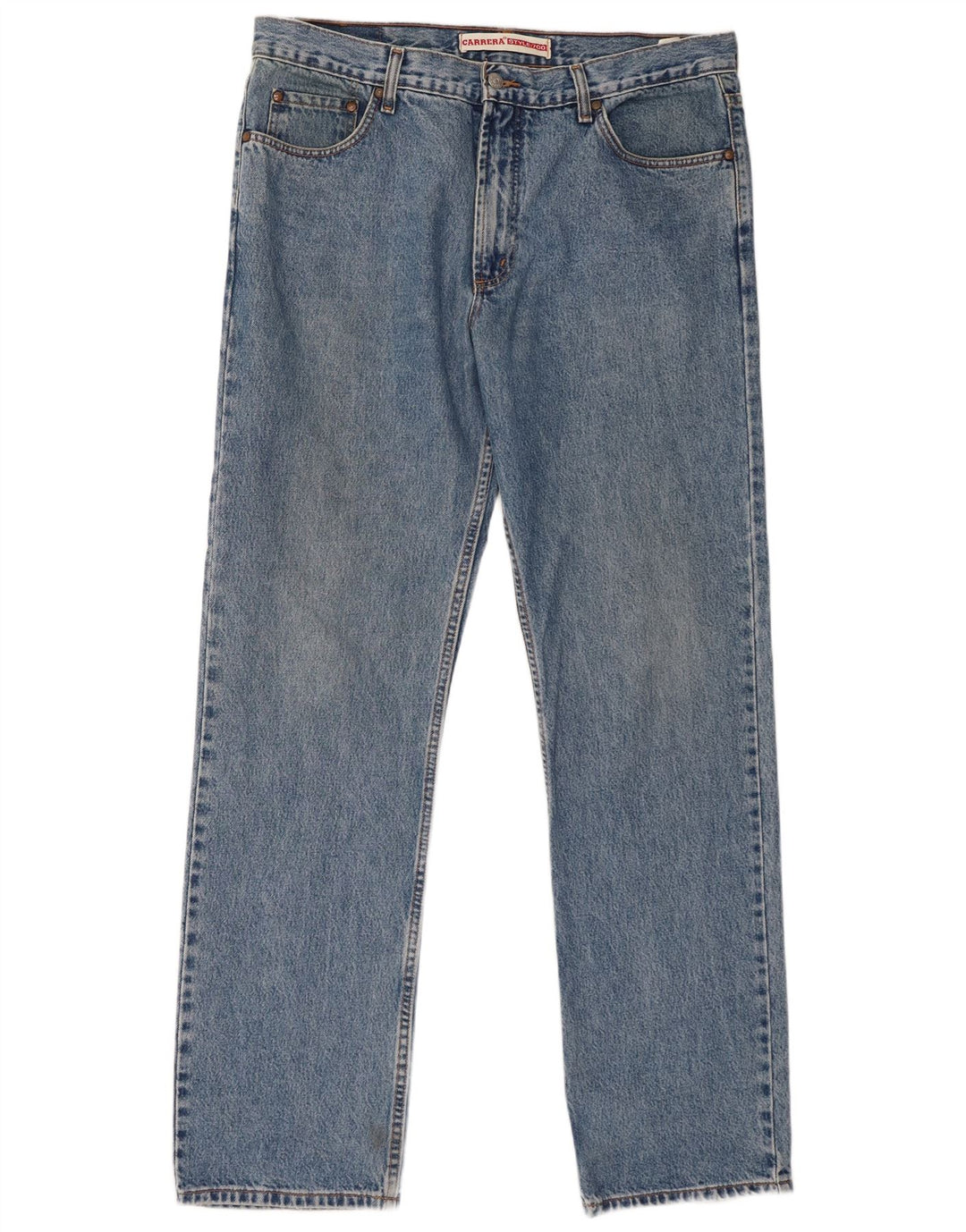 Carrera Herren 700 Straight Jeans W38 L33 Blaue Baumwolle