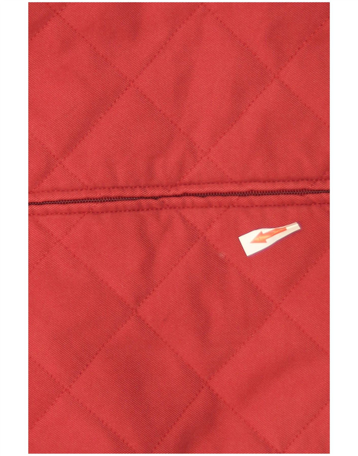 Orvis Damen Steppweste UK 16 Large Rot Polyester