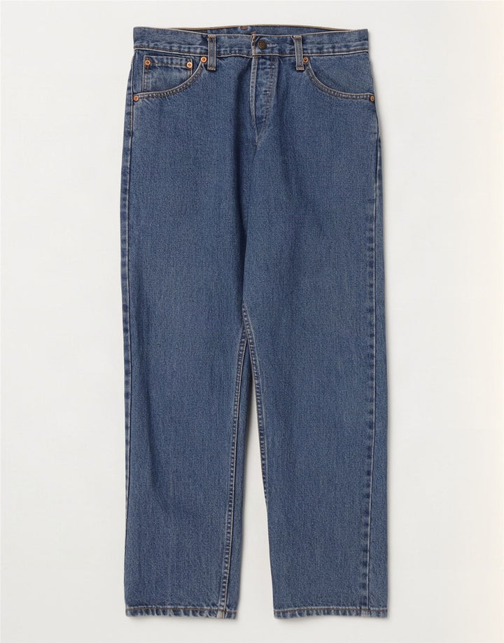 Levi's Herren 522 Slim Tapered Jeans W32 L30 Blaue Baumwolle