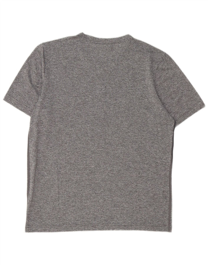 Champion Herren T-Shirt Top Small Grau geflecktes Polyester