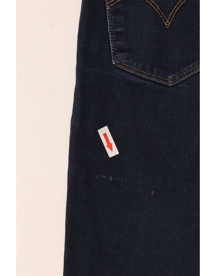 Levi's Damen 715 Bootcut Jeans W24 L26 Marineblau Baumwolle
