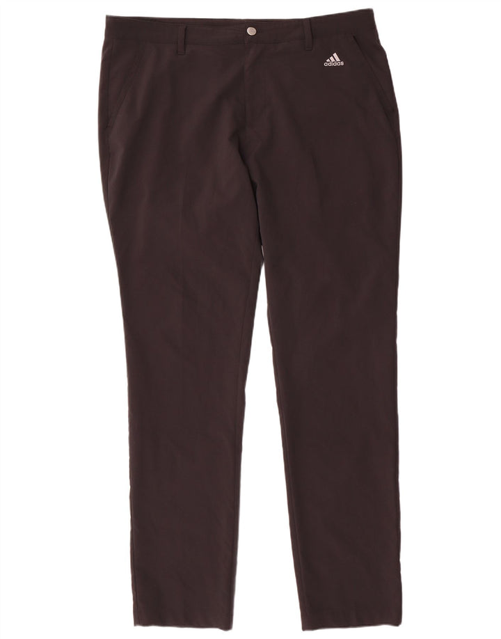 Adidas Herren Slim Chino Hose W38 L34 Schwarz
