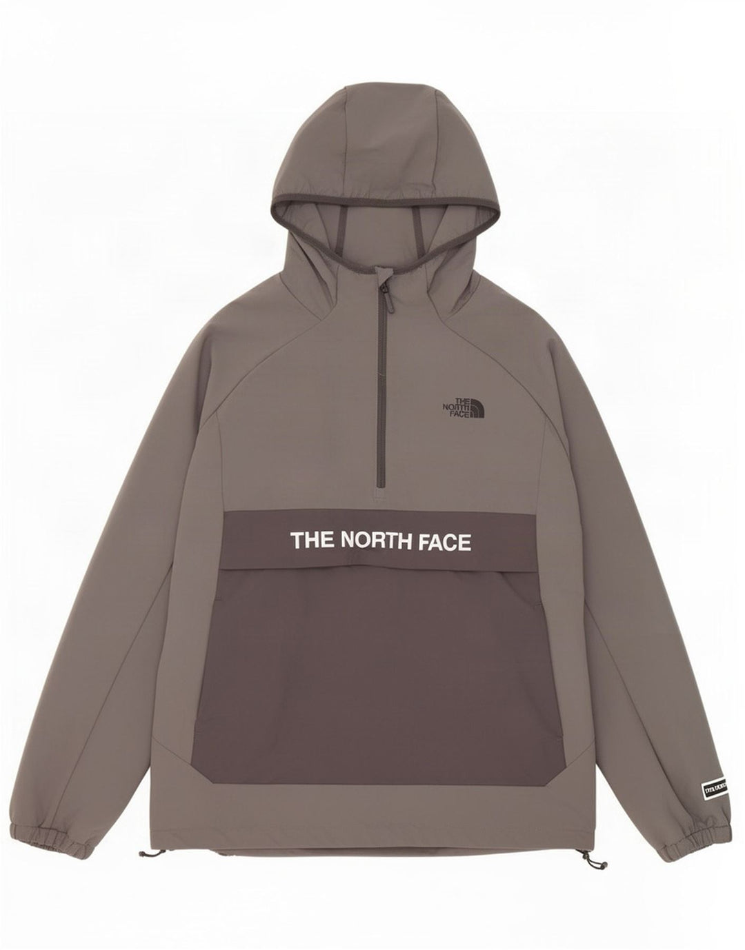 The North Face Herren-Anorak-Trainingsanzug-Top-Jacke, groß, Grau, Farbblock