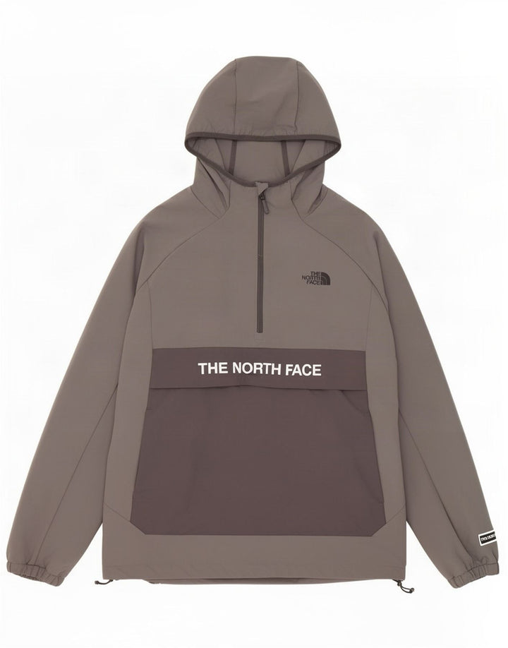 The North Face Herren-Anorak-Trainingsanzug-Top-Jacke, groß, Grau, Farbblock