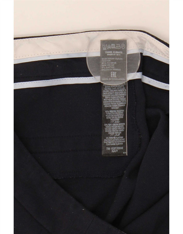 Marks & Spencer Damen Slim-Anzughose UK 12 M W32 L31 Marineblau